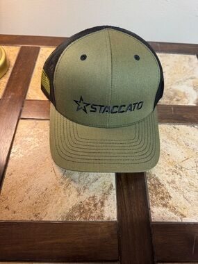Staccato Olive & Black Mesh Baseball Cap